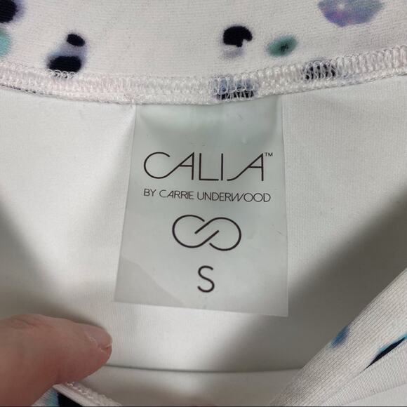 Calia by Carrie Underwood White Pattern Long Sleeve Rashguard Sz.S - Picture 6 of 12